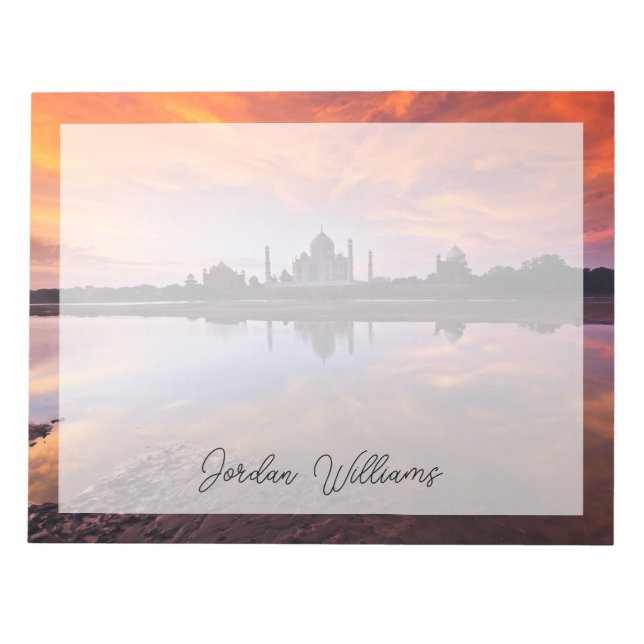 Bloc De Notas Monumentos | Taj Mahal Sunset (Frente)