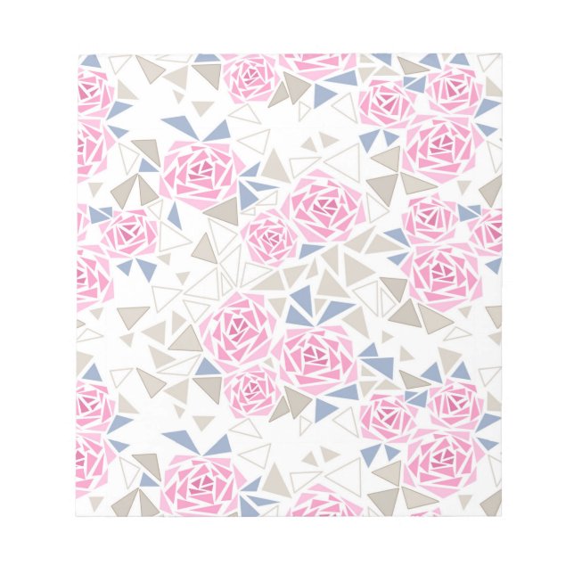 Bloc De Notas Mosaico, flores (Frente)