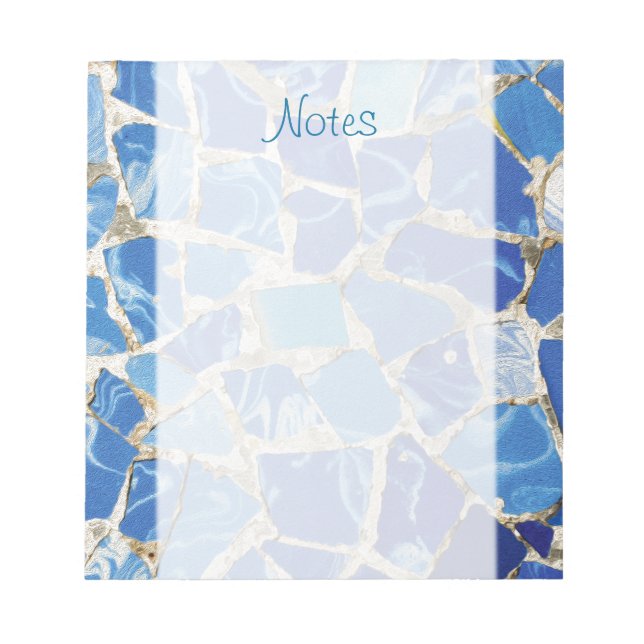 Bloc De Notas Mosaicos de Gaudí con un toque de aceite (Frente)