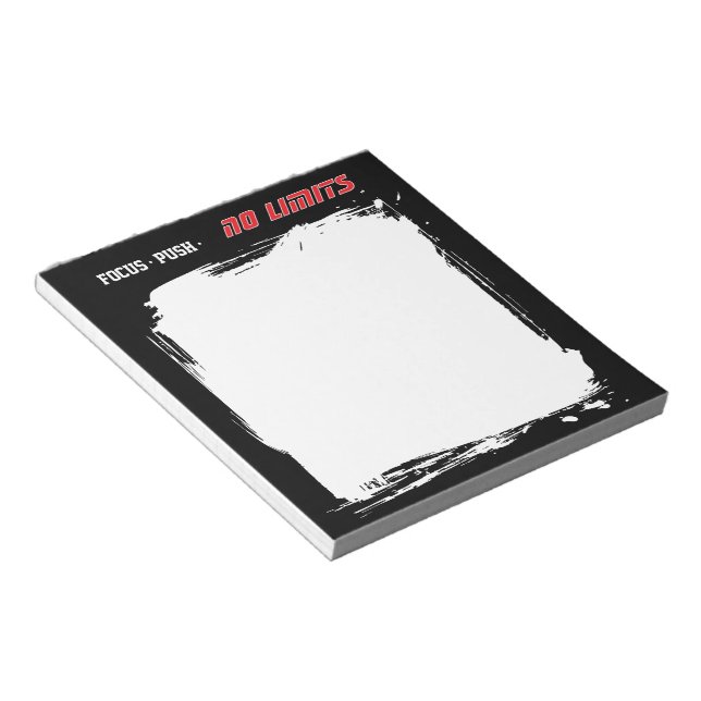 Bloc De Notas Motivational Fitness (Lado Derecho)