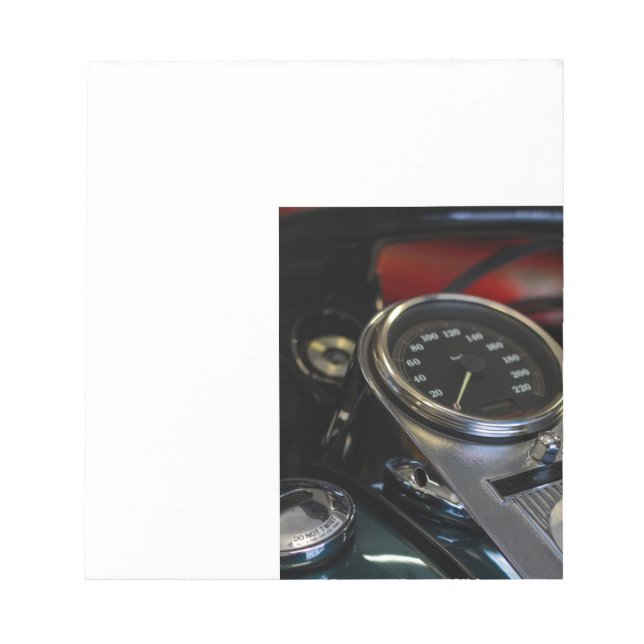 Bloc De Notas Motocicleta motociclista (Frente)