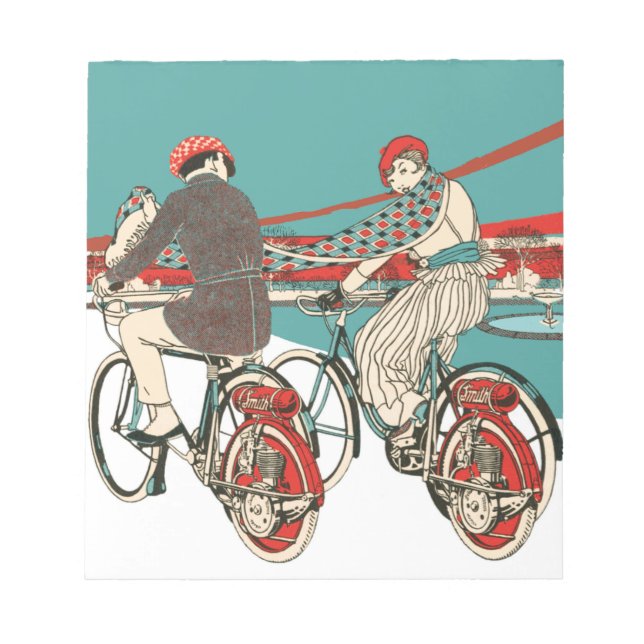 Bloc De Notas Motociclismo Art Deco (Frente)