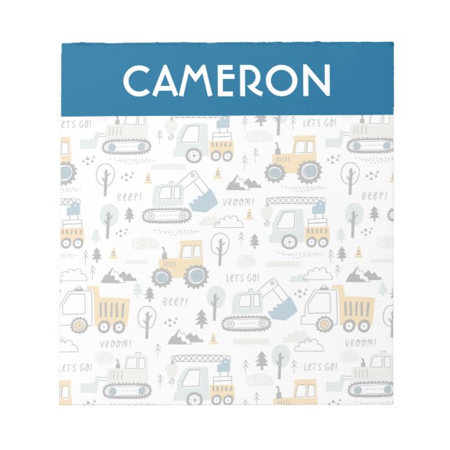 Bloc De Notas Mover el patrón de vehículo (Frente)