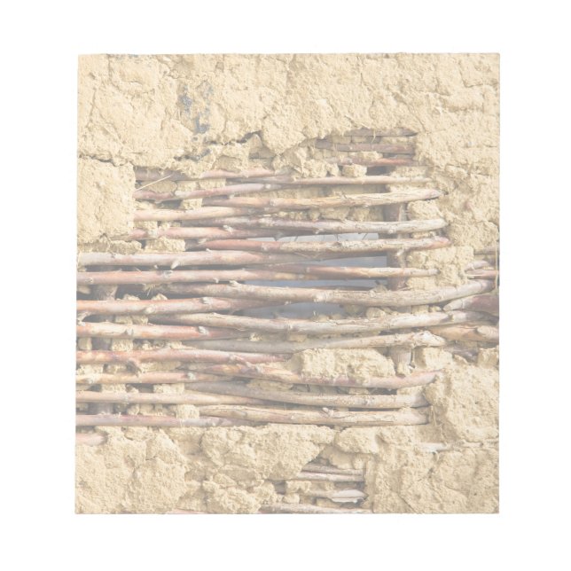 Bloc De Notas Mud and wattle wall (Frente)