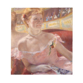 Bloc De Notas Mujer norteamericana con collar de perla y vestido