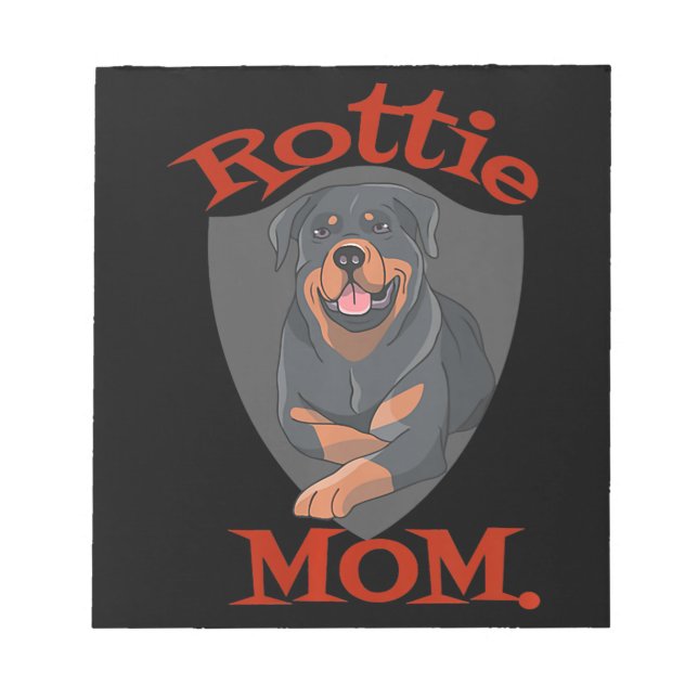 Bloc De Notas Mujer Rottie Mom Premium (Frente)