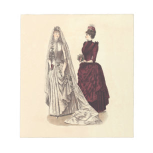 Bloc De Notas Mujeres de boda de novia vintage