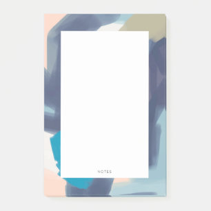 Bloc de notas multicolor de pincel moderno