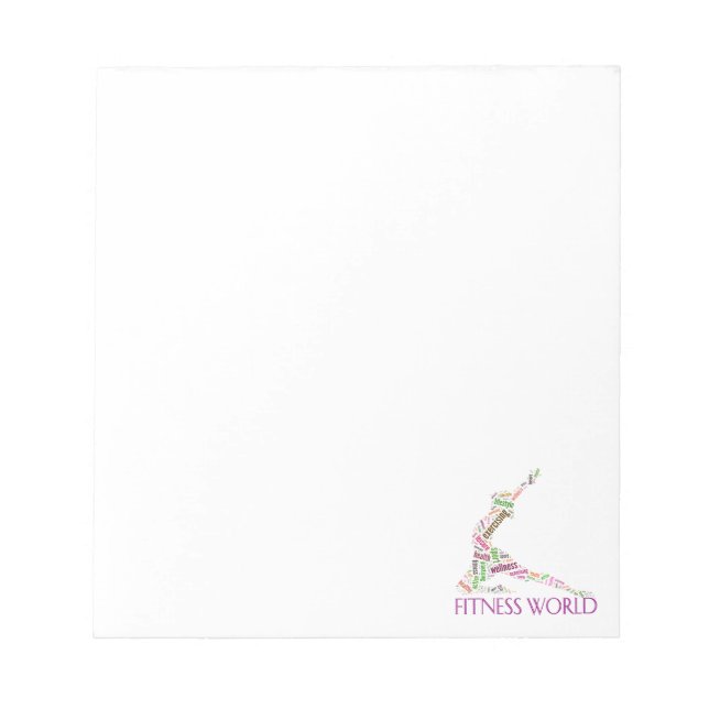 Bloc De Notas Mundo de fitness (Frente)