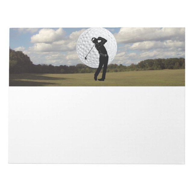 Bloc De Notas Mundo del golf (Frente)