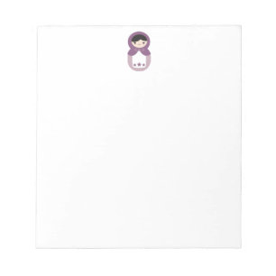 Bloc De Notas Muñeca morada Matryoshka