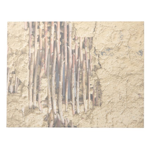 Bloc De Notas Muro de fango y de wattle (Frente)