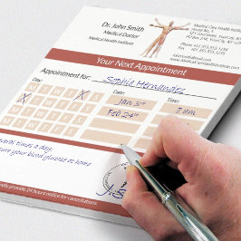 Bloc De Notas Músculos esqueléticos Nombramiento médico del cuer