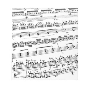Bloc De Notas Música de hoja
