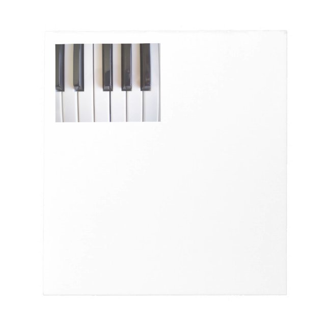 Bloc De Notas Música para Piano (Frente)