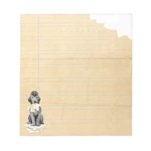 Bloc De Notas My Bedlington Terrier Ate My Homework Notepad