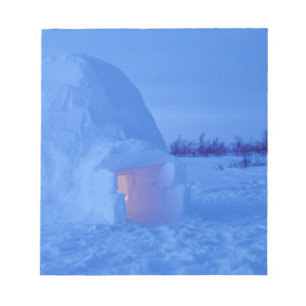 Bloc De Notas NA, Canadá, Manitoba, Churchill. Igloo ártico