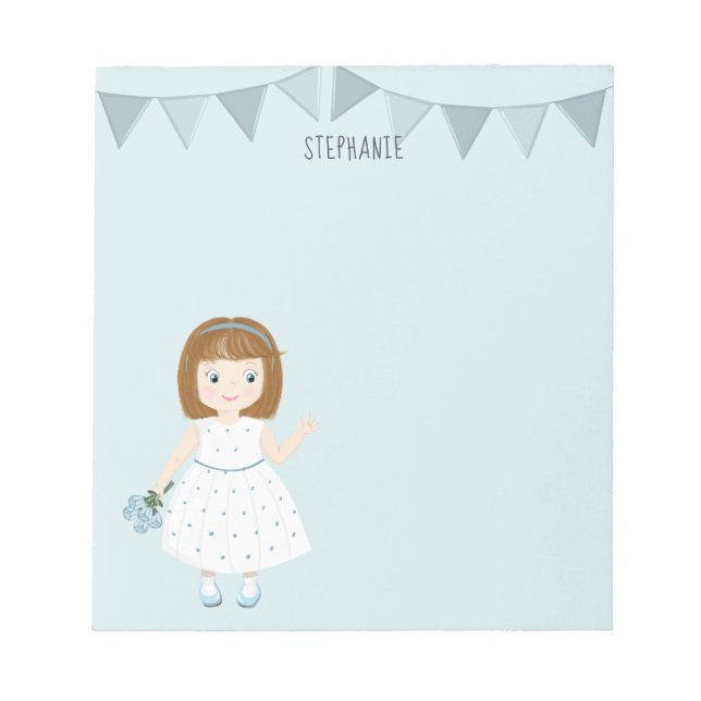 Bloc De Notas Nacimiento de Little Wildflower (Frente)