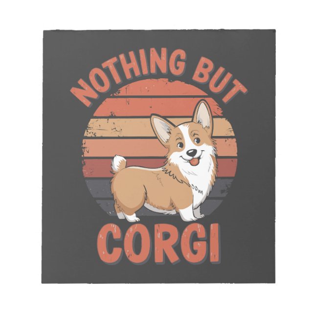 Bloc De Notas Nada Más Corgi (Frente)