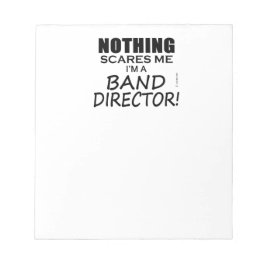 Bloc De Notas Nada me asusta, director de banda