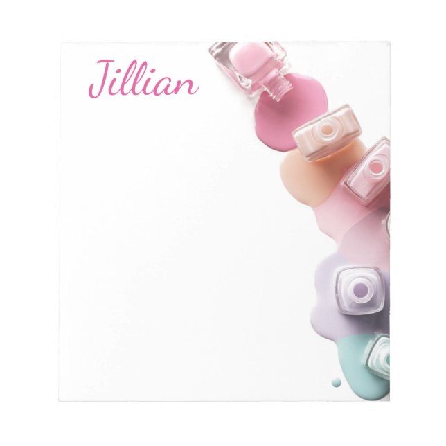 Bloc De Notas Nail Polaco Beauty Notepad (Frente)