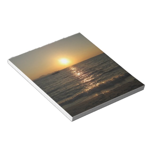 Bloc De Notas Naklua Beach Sunset .. Pattaya, Chonburi, Thailand (Lado Derecho)