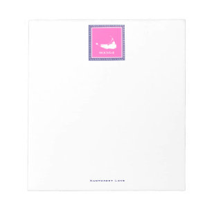 Bloc De Notas Nantucket rosa caliente (Sconset) Código postal Pa