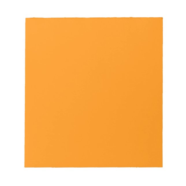 Bloc de notas naranja de 5,5" x 6" - 40 páginas (Frente)