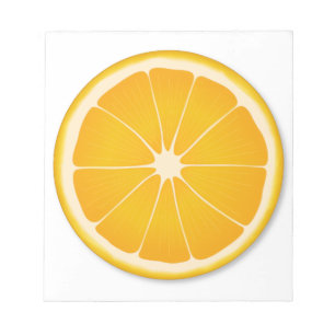 Bloc De Notas Naranja dulce Citrus Planner Essentials
