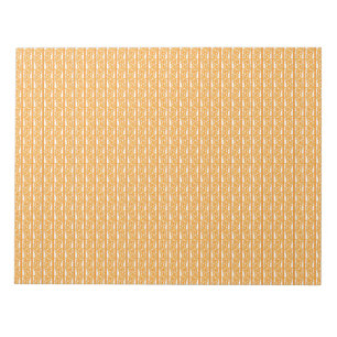 Bloc de notas Naranja Geométrico Papelería Cre