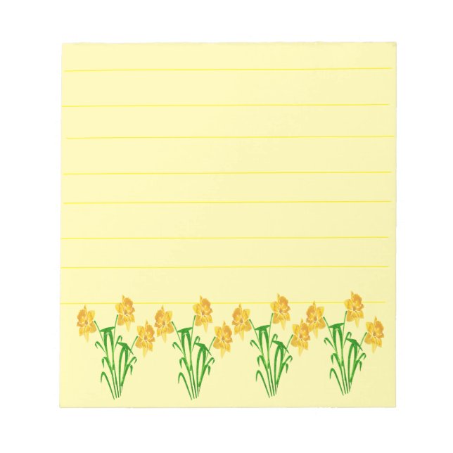 Bloc De Notas Narcisos  (Frente)