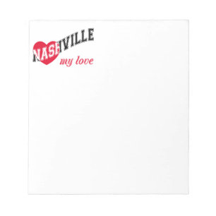 Bloc De Notas Nashville mi amor