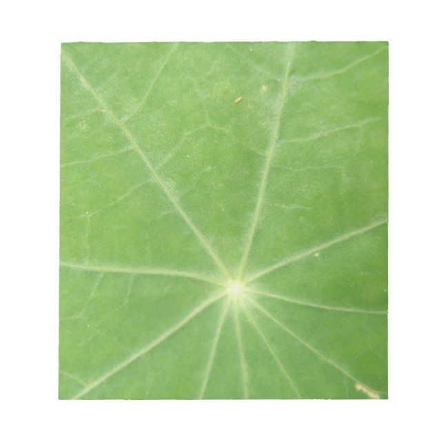 Bloc De Notas Nasturtium Leaf Notepad (Frente)