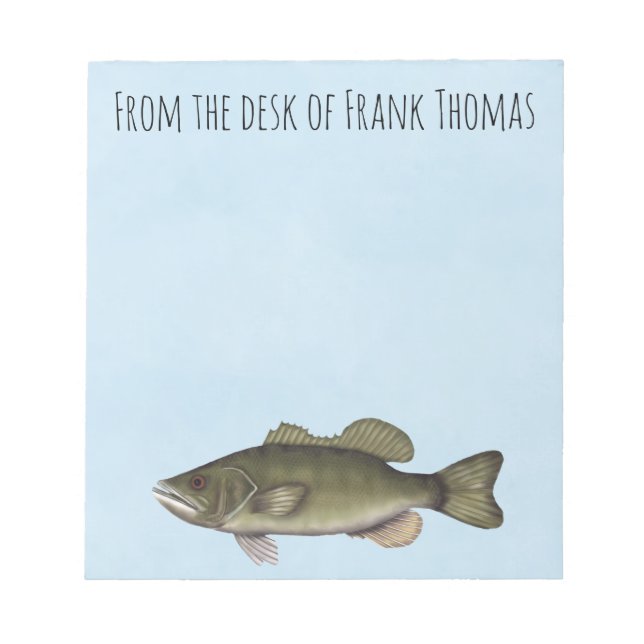 Bloc De Notas Naturaleza Sencilla y Elegante Pescador Anglicano (Frente)