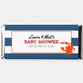 Bloc De Notas Nautical Crab Baby Showe Favor Candy Wrappers
