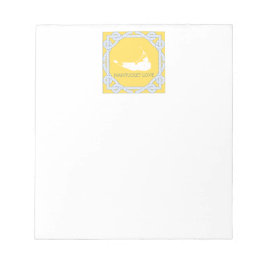 Bloc De Notas Nautical Nantucket Love Notepad