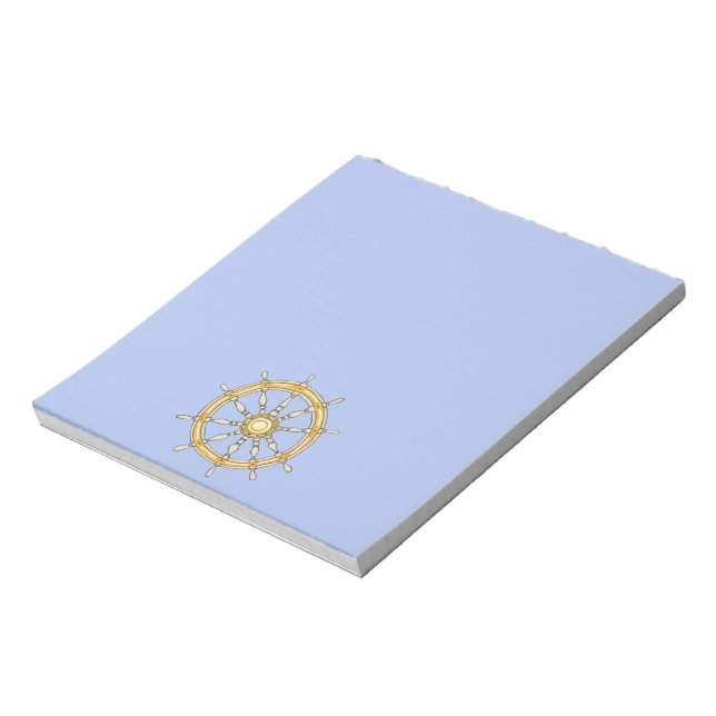 Bloc De Notas Nautical Ship Wheel Notepad 1 (Lado Izquierdo)