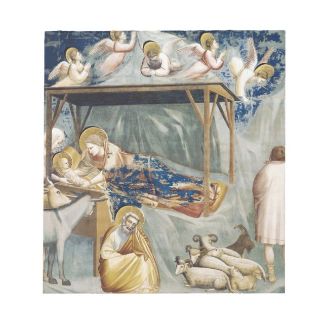 Bloc De Notas Navegación (nacimiento de Jesucristo) (por Giotto) (Frente)