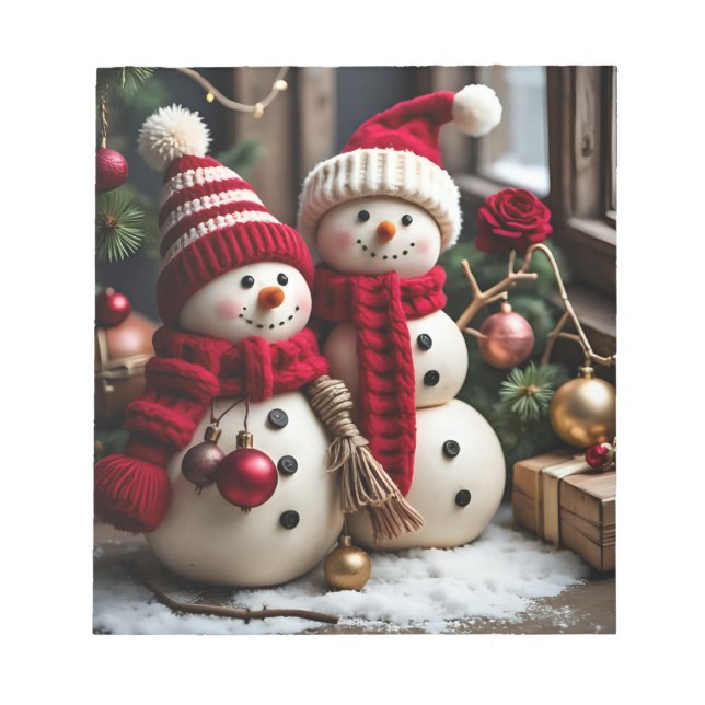 Bloc De Notas Navidad vintage - Notepad (Frente)