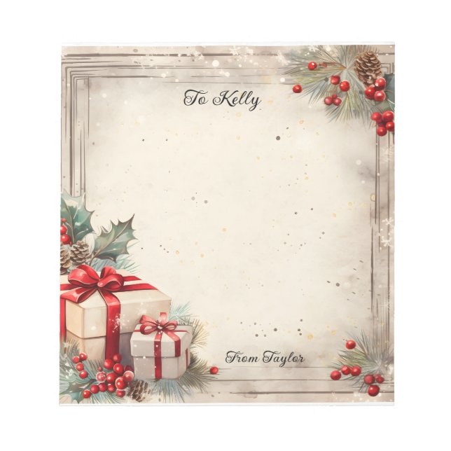 Bloc De Notas Navidades (Frente)