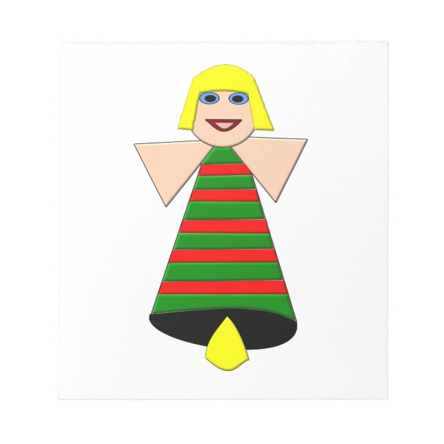 Bloc De Notas Navidades Angel Bell Notepad (Frente)