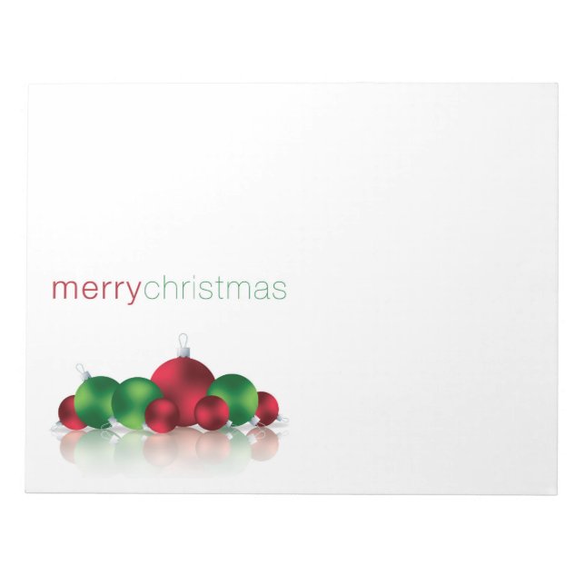 Bloc De Notas Navidades bauble (Frente)