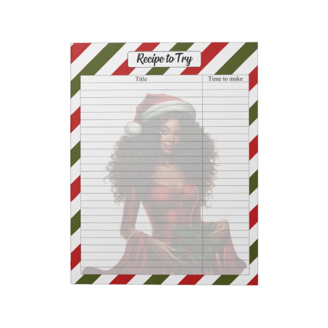 Bloc De Notas Navidades Beauty Pinup_ Recipe en una prueba (Lado Izquierdo)