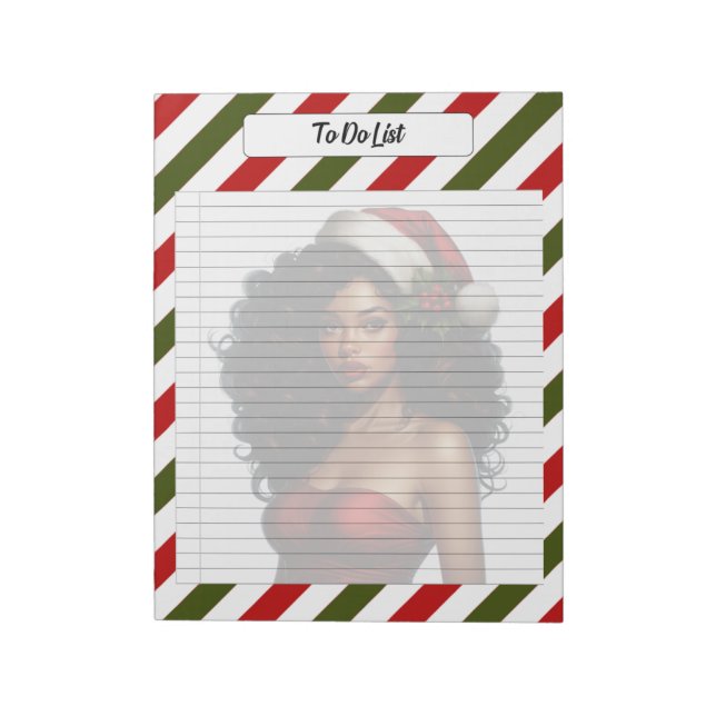 Bloc De Notas Navidades Beauty Pinup_ To Do List (Lado Izquierdo)