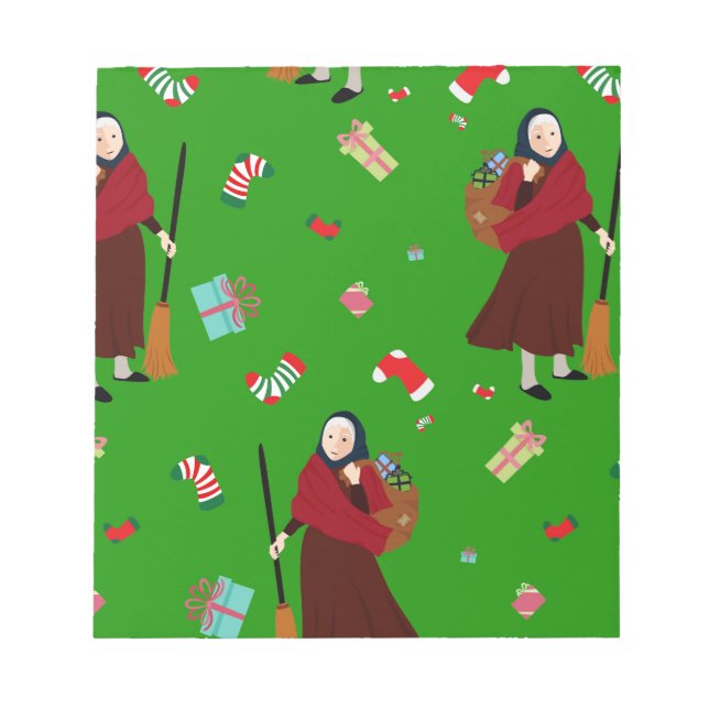 Bloc De Notas navidades bruja Befana (Frente)