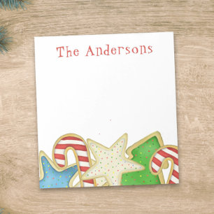 Bloc De Notas Navidades burlaron a las galletas de festividades