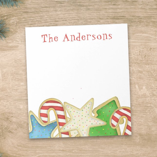 Bloc De Notas Navidades burlaron a las galletas de festividades (Subido por el creador)