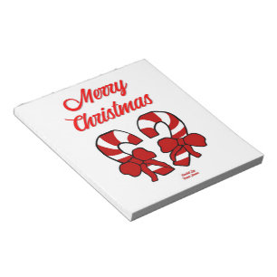 Bloc De Notas Navidades Candy Canes Notepad (14 cm x 15,2 cm)