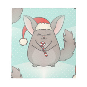 Bloc De Notas navidades chinchillas