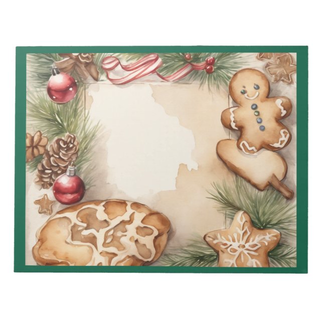 Bloc De Notas Navidades Cookies Platter Notepad (Frente)
